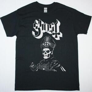 Ghost Pope Rock Band Concert Graphic New Black Unisex T-Shirt